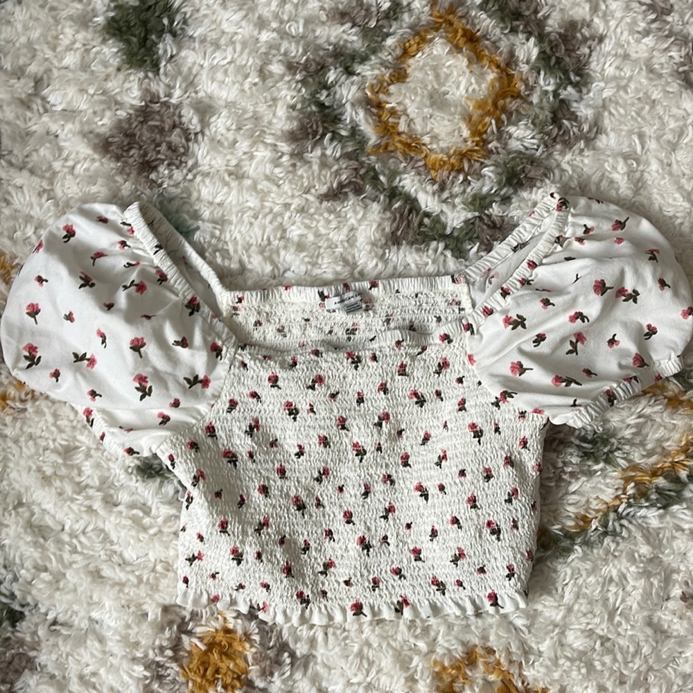 American Eagle Outfitters off the shoulder crop top